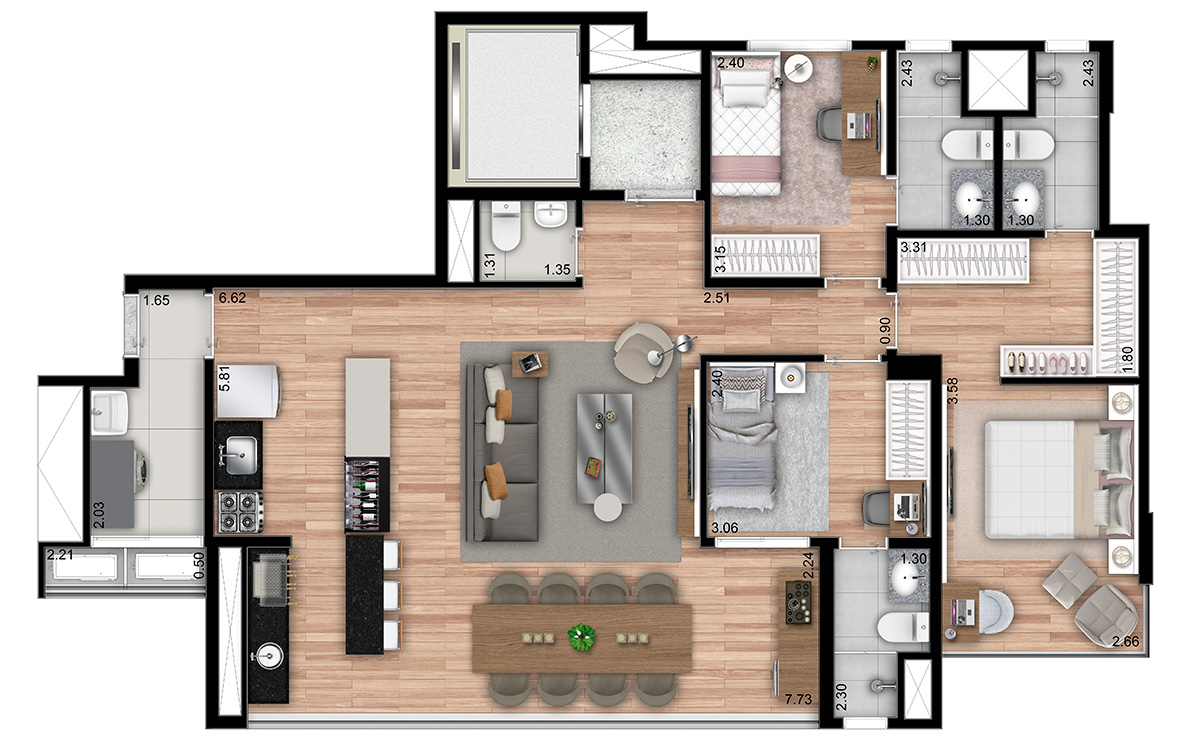 WDS_DOM IPIRANGA_PH APTO FINAL 02_COZINHA INTEGRADA (115M²)_HR